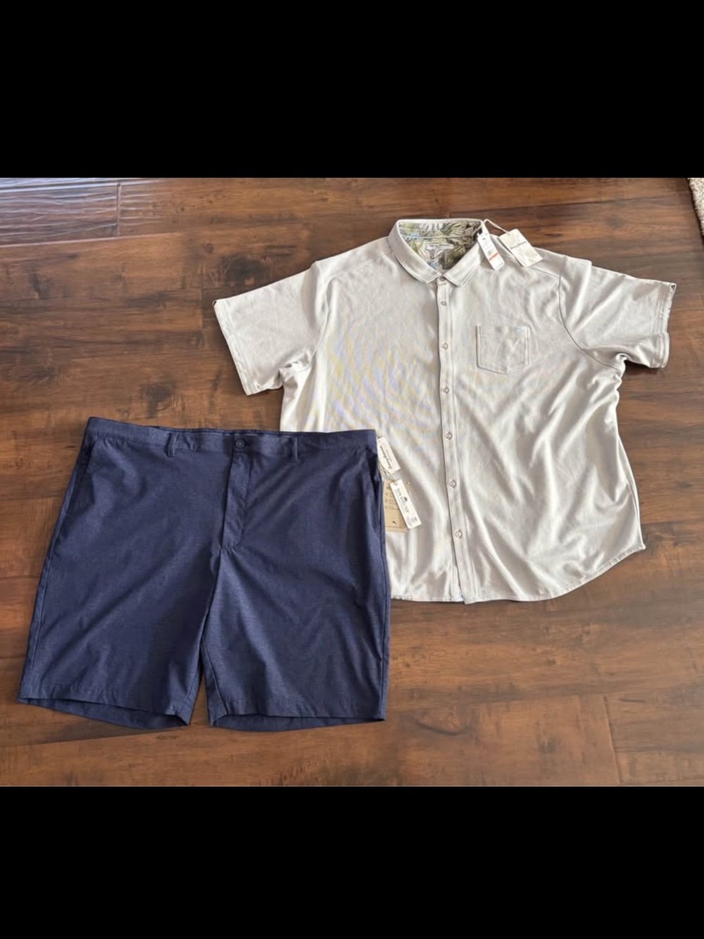 Lot of 2! Men’s Tommy Bahama Clothes. Polo Size 3XB & Short Size 48R